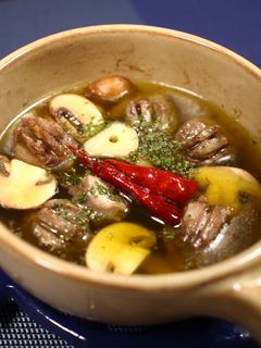 砂肝のアヒージョ♪-レシピのメイン写真