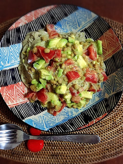 アボカド・トマト・納豆の冷たいそば-レシピのメイン写真