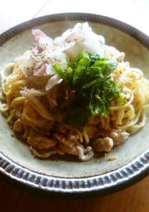 お酒のあとに♡薬味たっぷり焼きそば♪-レシピのメイン写真