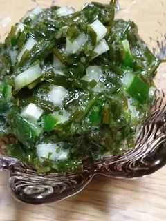 アカモクと胡瓜の和え物(*^^*)-レシピのメイン写真