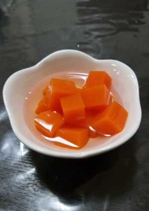 野菜ジュースでヘルシー寒天ゼリー-レシピのメイン写真