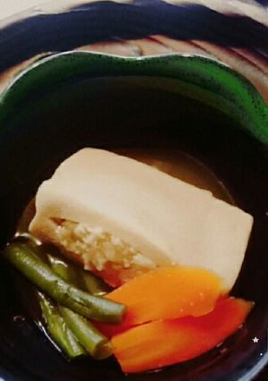 高野豆腐とかにすり身詰め煮物-レシピのメイン写真