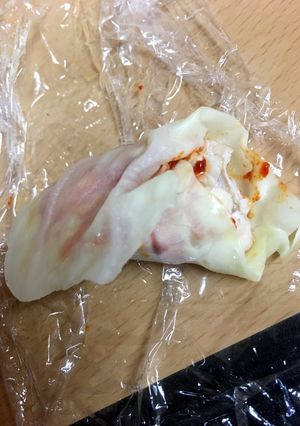 簡単！レンジで鶏胸肉のキャベツ巻き-レシピのメイン写真