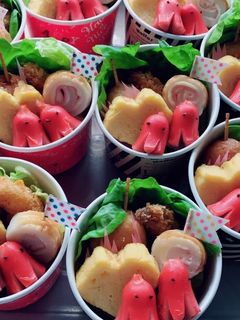運動会 カップ お弁当(自分用覚書)-レシピのメイン写真