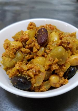 野菜ジュースで簡単本格豆キーマカレー-レシピのメイン写真
