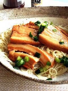 ソーメンがメイン♡角煮素麺♡角煮の余りで-レシピのメイン写真