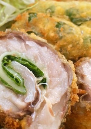 カマス(魚)の大葉チーズフライ-レシピのメイン写真