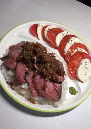 炊飯器で簡単ローストビーフ丼-レシピのメイン写真