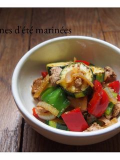 作り置き可◎夏野菜とツナの中華風マリネ-レシピのメイン写真