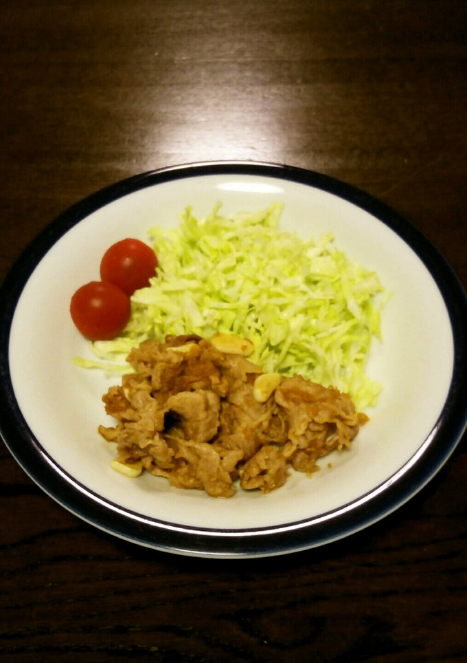 減塩 豚のしょうが焼き-レシピのメイン写真
