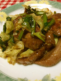 隠し味に味噌!レバーと野菜の旨炒め-レシピのメイン写真