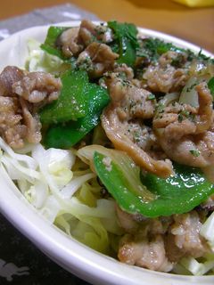 ウチの野菜たっぷり♡豚のしょうが焼き丼-レシピのメイン写真