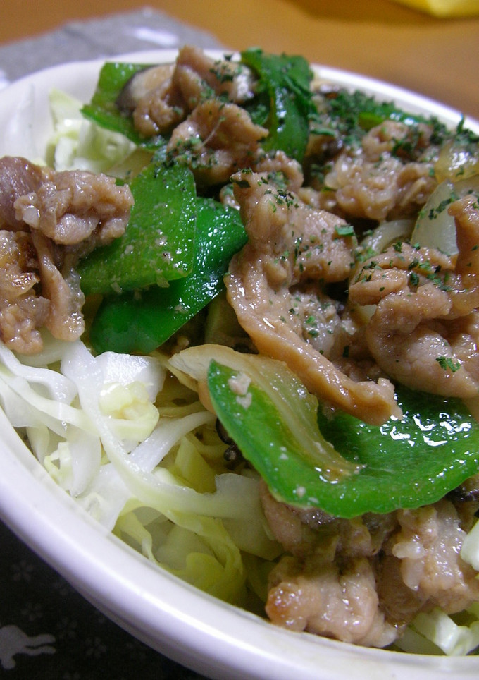 ウチの野菜たっぷり♡豚のしょうが焼き丼-レシピのメイン写真