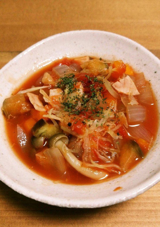 簡単トマトスープ-レシピのメイン写真