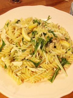 夏にぴったり☆レモンのパスタサラダ!-レシピのメイン写真