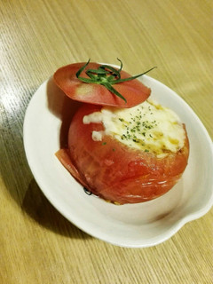 まるごとトマトのチーズ焼き-レシピのメイン写真
