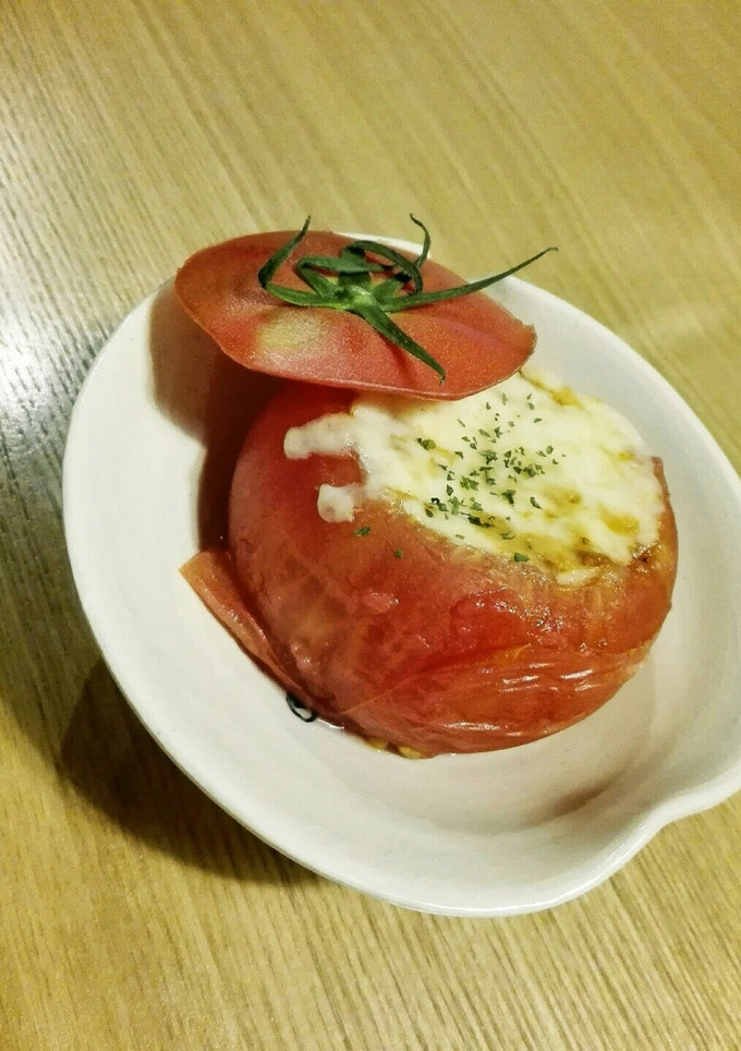 まるごとトマトのチーズ焼き-レシピのメイン写真