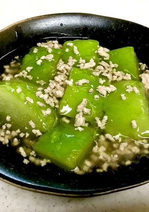 優しい味！冬瓜の鶏そぼろ翡翠煮-レシピのメイン写真