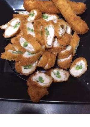 いんげんチーズのささみフライ-レシピのメイン写真