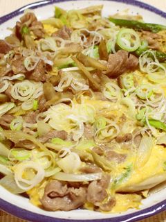 美味しい♪豚肉とごぼうの玉子とじ-レシピのメイン写真