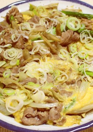 美味しい♪豚肉とごぼうの玉子とじ-レシピのメイン写真
