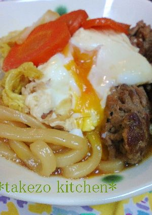 でかそぼろと白菜のすき焼き風-レシピのメイン写真