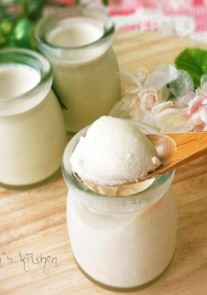 レアチーズケーキ風♥バニラバナナプリン-レシピのメイン写真