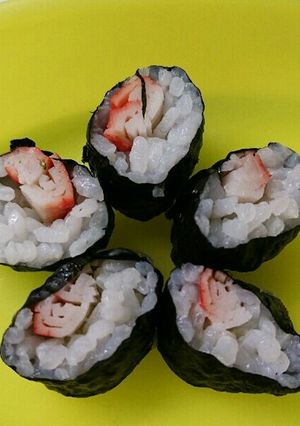 【子供朝食】かにかまのり巻き-レシピのメイン写真