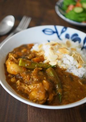鶏手羽元とひよこ豆の夏カレー-レシピのメイン写真