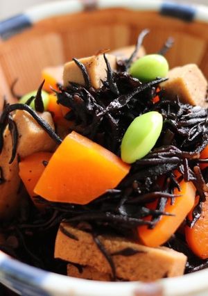 ひじきと高野豆腐の含め煮♪-レシピのメイン写真