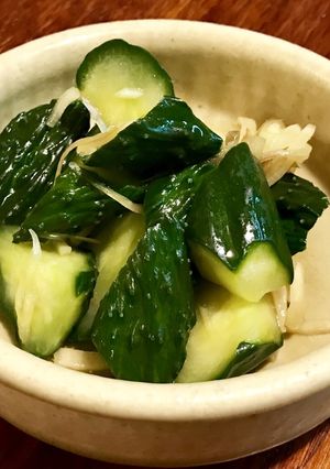 余った薄口醤油で夏野菜の漬物！飯の友★-レシピのメイン写真