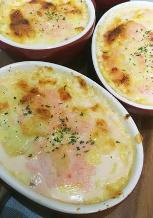 本当に簡単♪ドフィノワのタラコバージョン-レシピのメイン写真