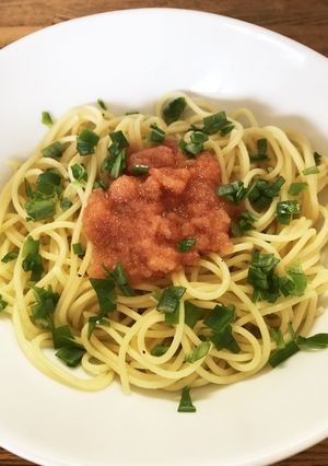 ★休日のランチに★明太子パスタ-レシピのメイン写真