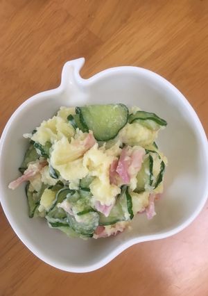 レンジで作る ベーコンポテトサラダ-レシピのメイン写真