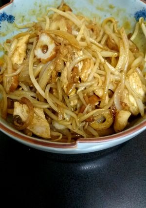 カレー中華混ぜそば-レシピのメイン写真