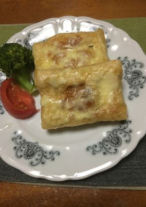 ♪超簡単♪油揚げのチーズ焼き♪-レシピのメイン写真