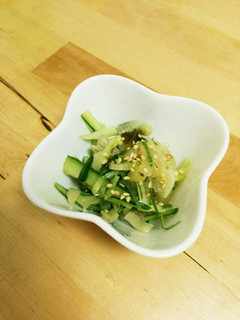 簡単3分☆しゃくし菜のごま油和え-レシピのメイン写真