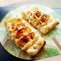 รูปของ 野菜ジュースの入ったポテトのパイ♡