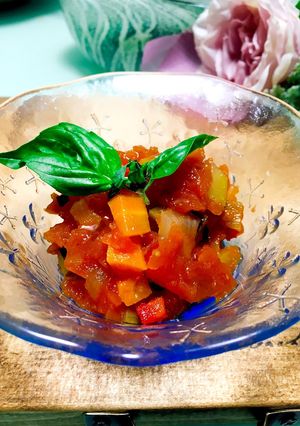 夏野菜のラタトゥイユ風〜ジュレサラダ！-レシピのメイン写真