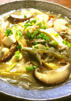 豚肉、豆腐、じゅんさいのあんかけ-レシピのメイン写真