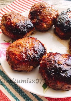 お弁当にソースいらずしっかり味ハンバーグ-レシピのメイン写真