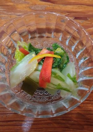 白菜の切漬け　柚子風味-レシピのメイン写真