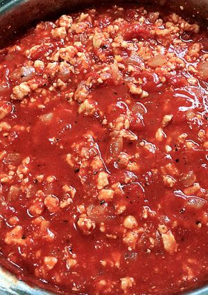 万能！鶏ひき肉のイタリアントマトソース-レシピのメイン写真