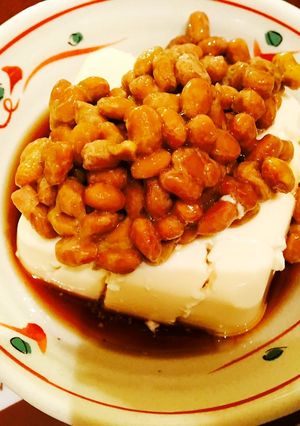 忙しい朝に早くて美味い「なっとうふ定食」-レシピのメイン写真