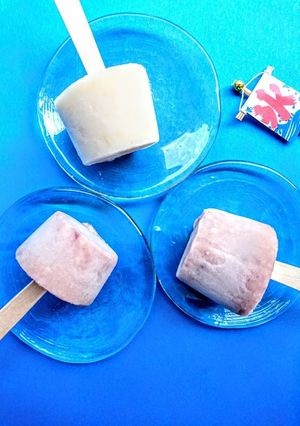 材料１つ★あずき甘酒アイスキャンディー-レシピのメイン写真