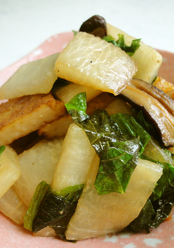 香る♪大根と大葉の胡麻油炒め-レシピのメイン写真