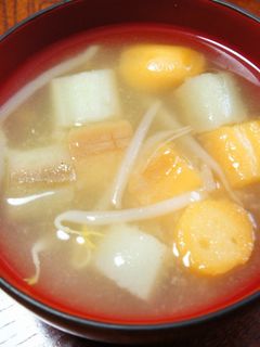 ツナ缶の汁入りの味噌汁-レシピのメイン写真