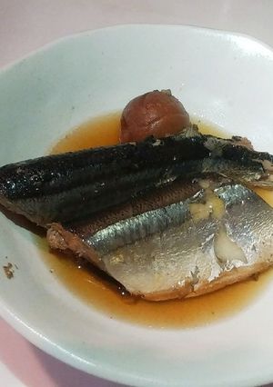 圧力鍋で作る、さんまの梅煮（イワシもね）-レシピのメイン写真