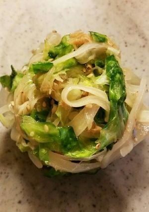 レタスとたまねぎのおかかサラダ-レシピのメイン写真