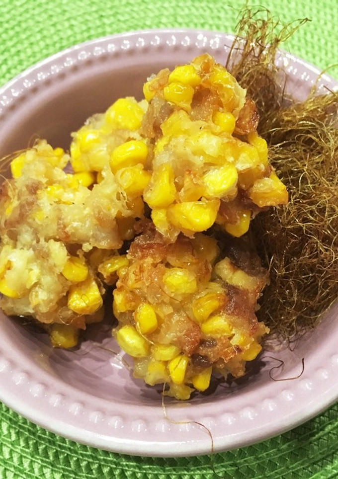 絶品！豚こまととうもろこしのかき揚げ-レシピのメイン写真